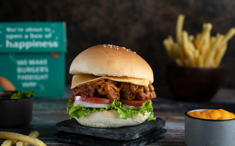 CHICKEN AMRITSARI Burger CHICKEN AMRITSARI Burger